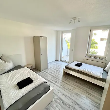 Apartmán Audi - Neckarsulm - Bad - Kueche - Balkon - 4 Personen