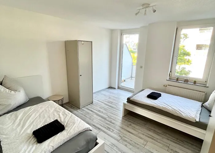 Apartament Audi - Neckarsulm - Bad - Kueche - Balkon - 4 Personen